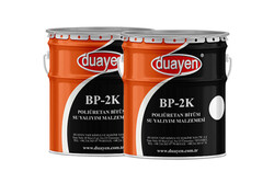 2K Bitüm - Poliüretan Sıvı Su Yalıtım Membran BP-2K DUAYEN 40 KG - Thumbnail
