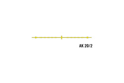 PVC 2.5 mm Su tutucu bandı (AK20-2) 20 mt. - Thumbnail