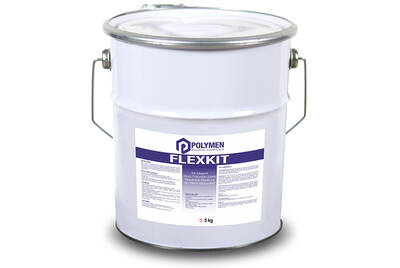 FLEXKIT, bitüm poliüretan esaslı, tiksotropik su yalıtım malzemesi 5 Kg.