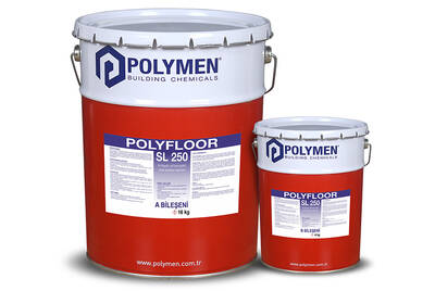 POLYFLOOR SL 250 epoksi esaslı, solventsiz, renkli, self-leveling