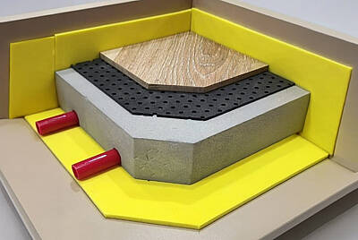 Şap Altı Ses Yalıtım Rulosu (Darbe Ses Kesici Keçeli Zemin Altı İzolasyon) - 3